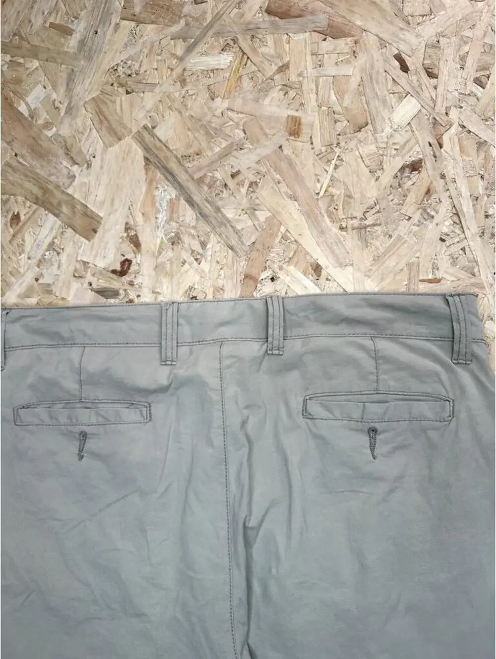 Tailor Vintage Shorts Mens 34 Gray Westport Fit Stretch Cotton Blend Casual